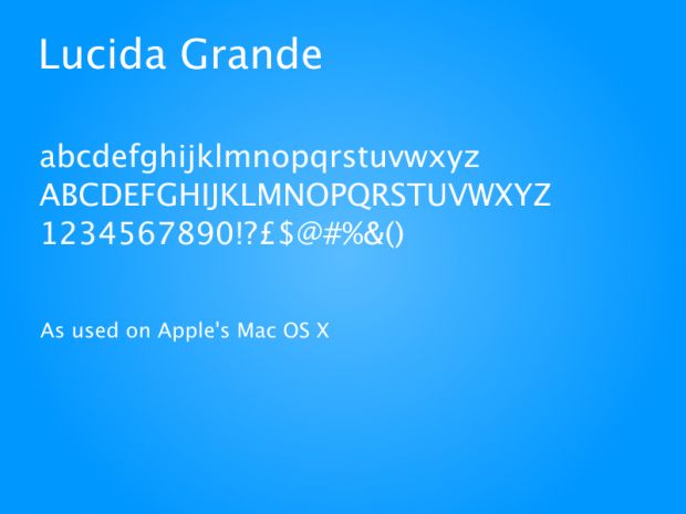 Download font lucida grande for mac